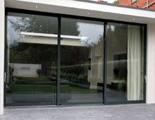 Slim Sightlines design for Aluminium Sliding Doors